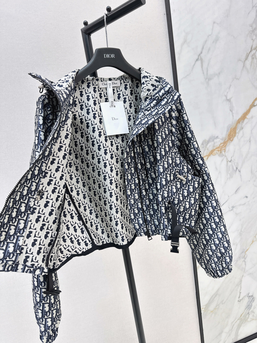 D*r 25ss oblique jacquard jacket