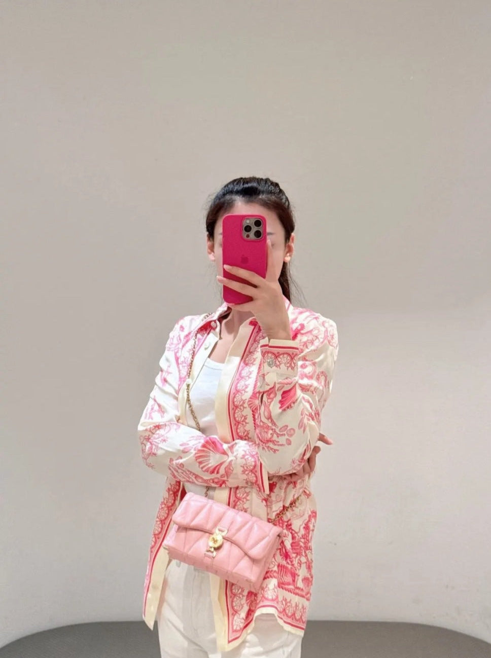 Versa* barocco silk shirt