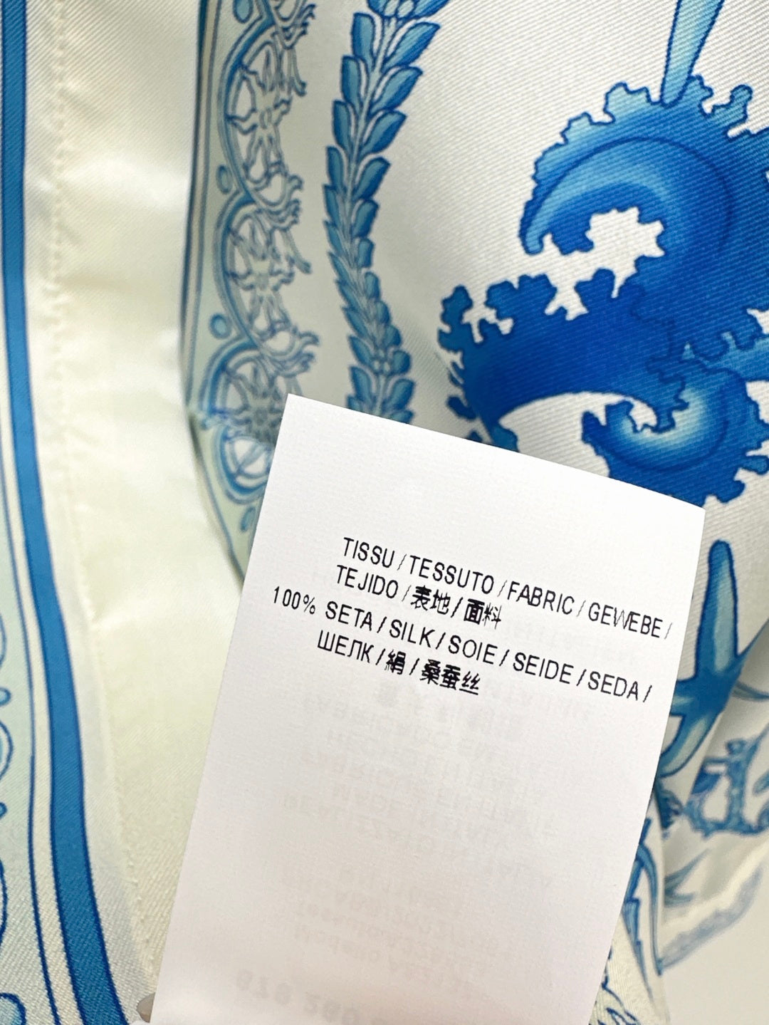 Versa* barocco silk shirt