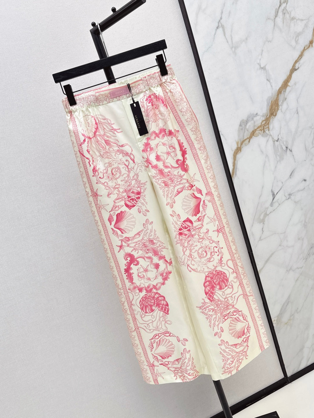 Versa* barocco silk pants