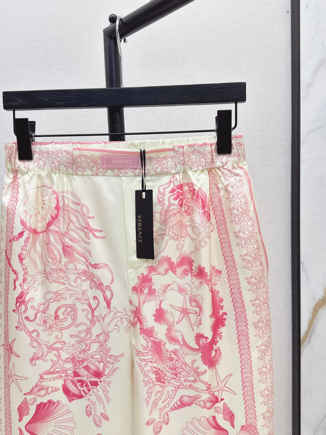 Versa* barocco silk pants