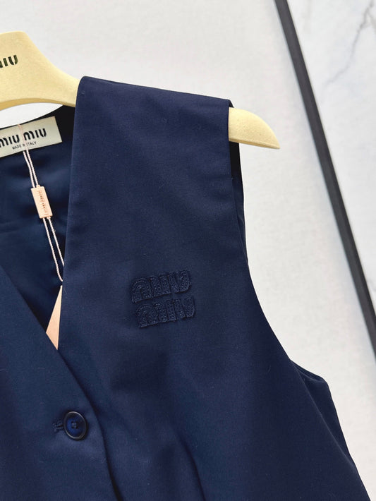 M*u 25ss color-blocked vest