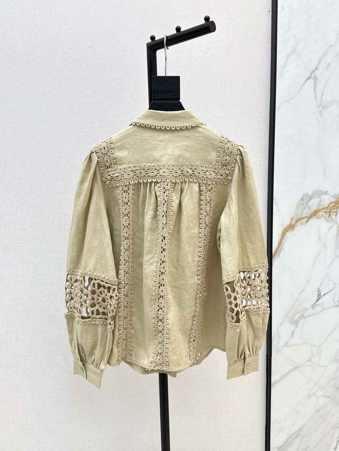 Zim* 25ss embroidered linen shirt