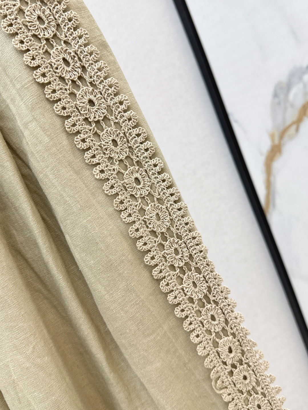 Zim* 25ss embroidered linen pants