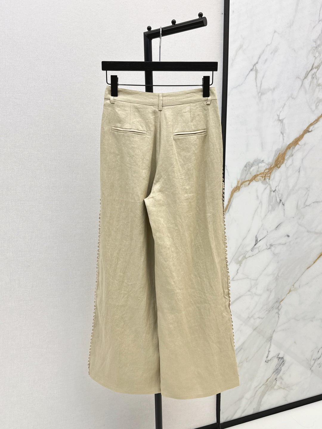 Zim* 25ss embroidered linen pants
