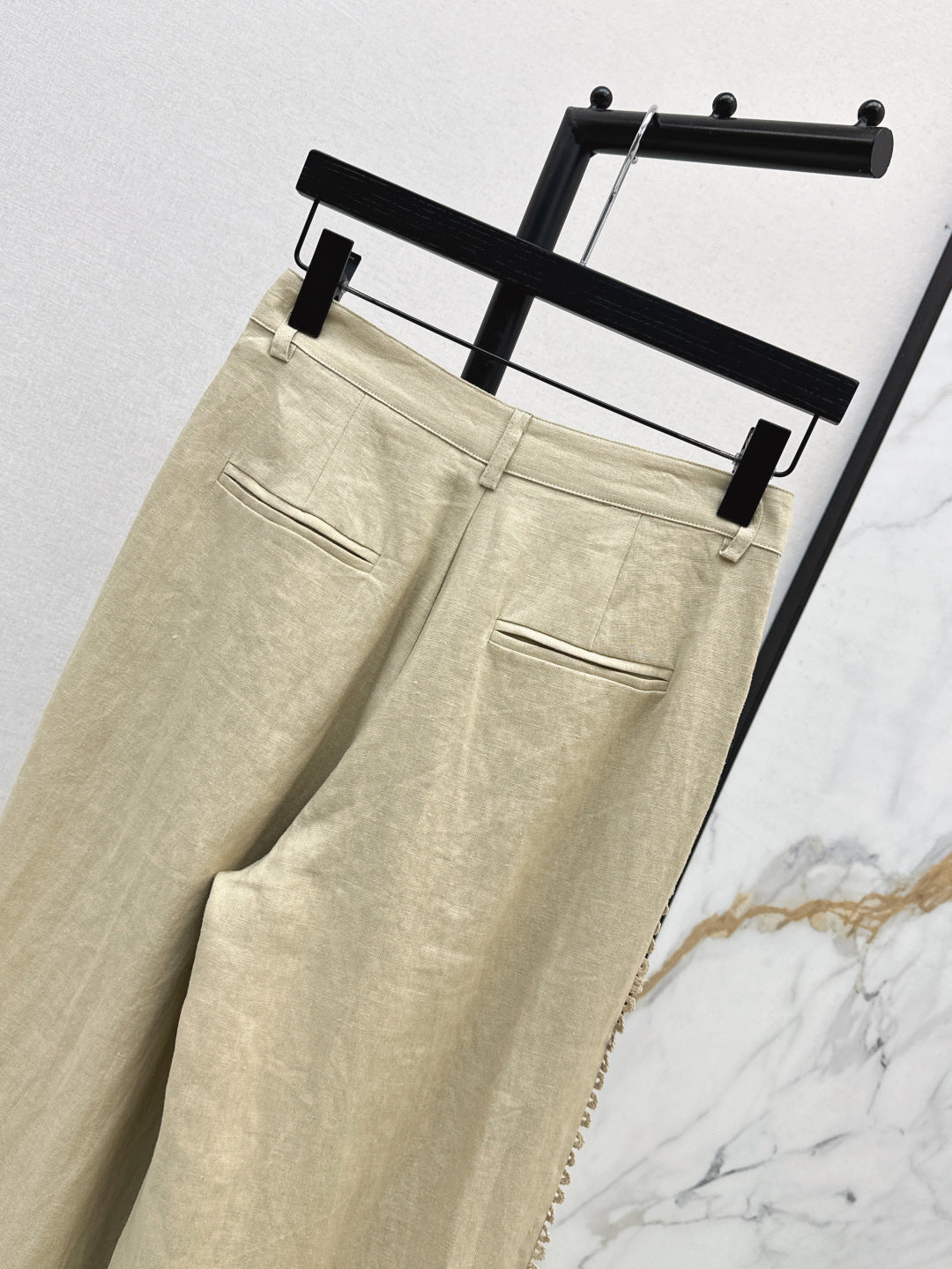 Zim* 25ss embroidered linen pants