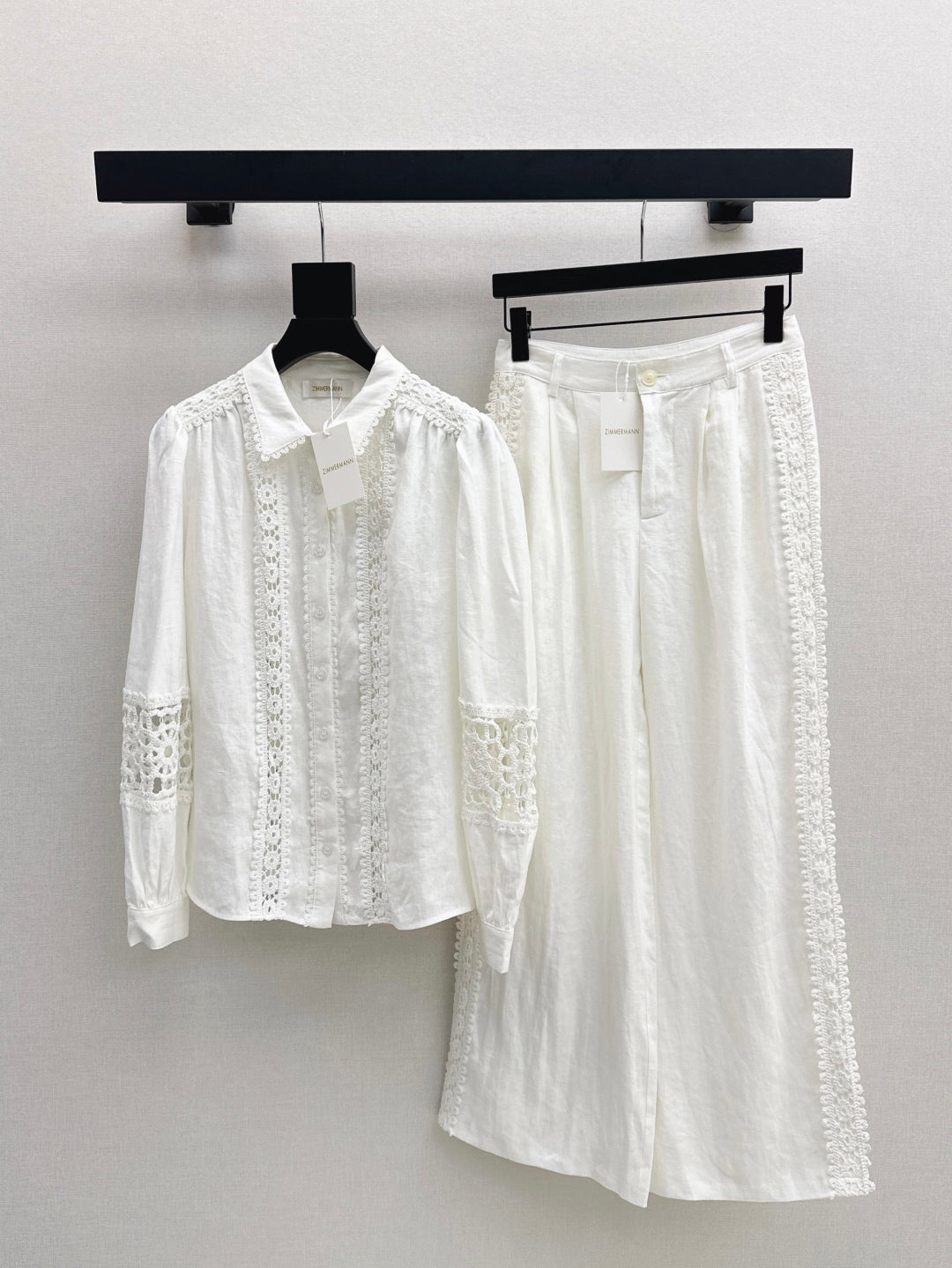 Zim* 25ss embroidered linen shirt