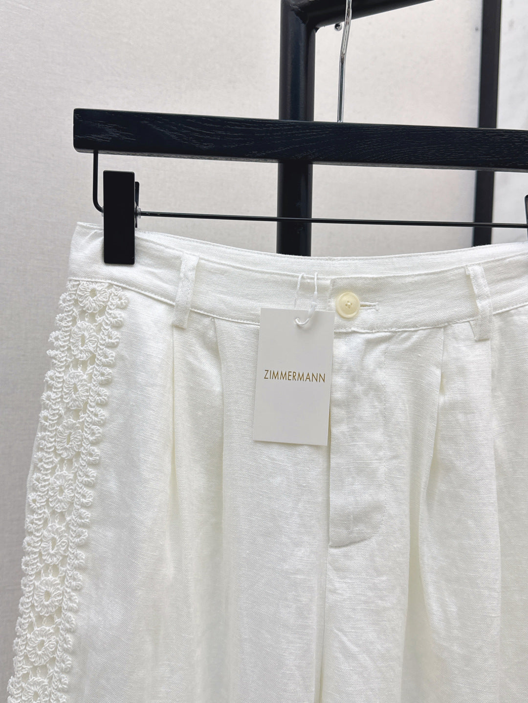 Zim* 25ss embroidered linen pants