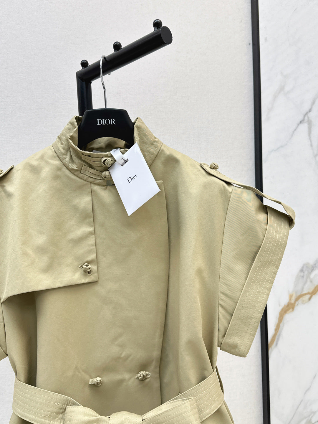 D*r 25ss cropped trench coat