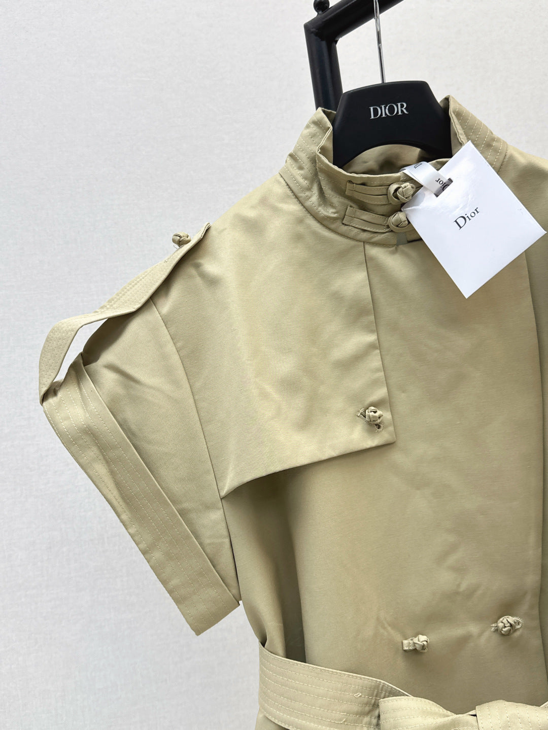 D*r 25ss cropped trench coat