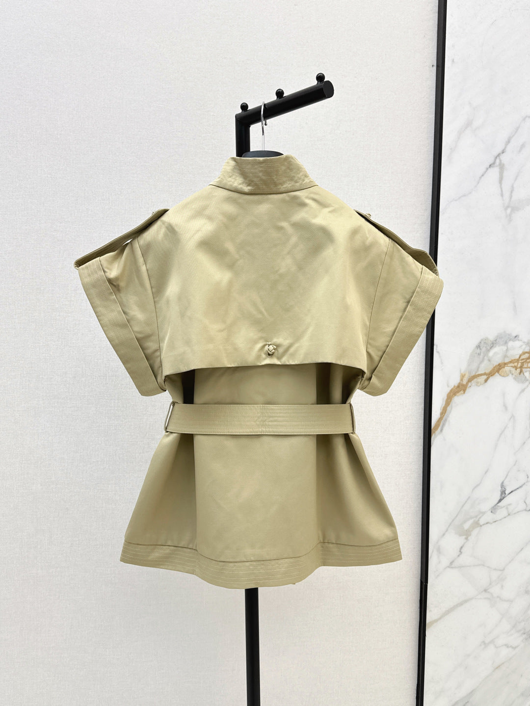 D*r 25ss cropped trench coat