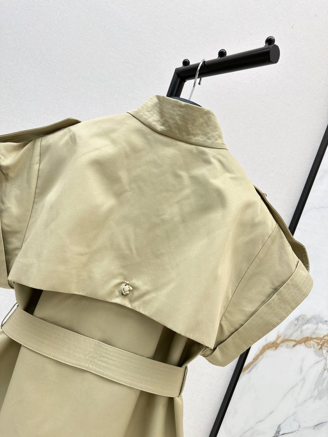 D*r 25ss cropped trench coat