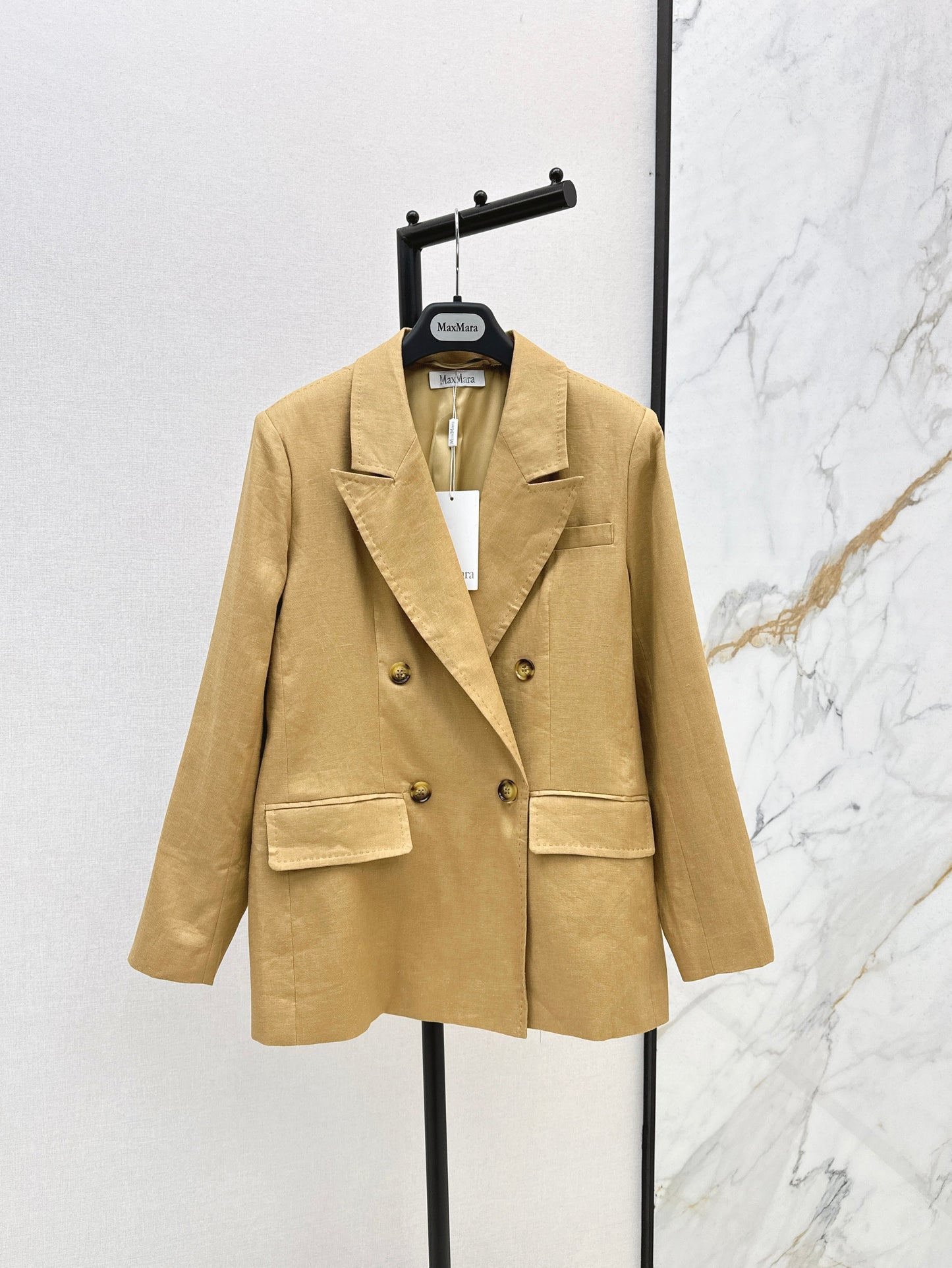 MaxM* 25ss linen blazer