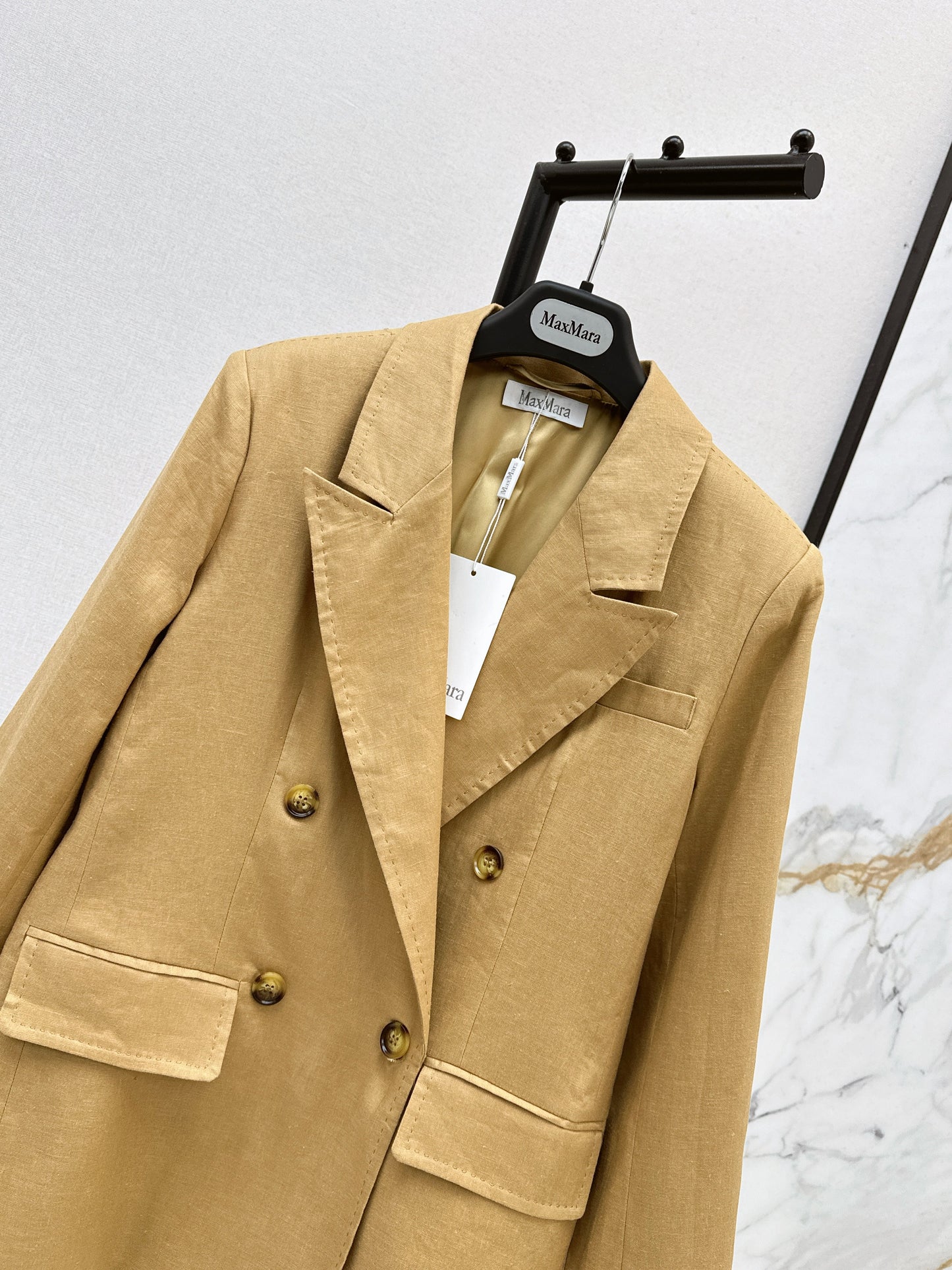 MaxM* 25ss linen blazer