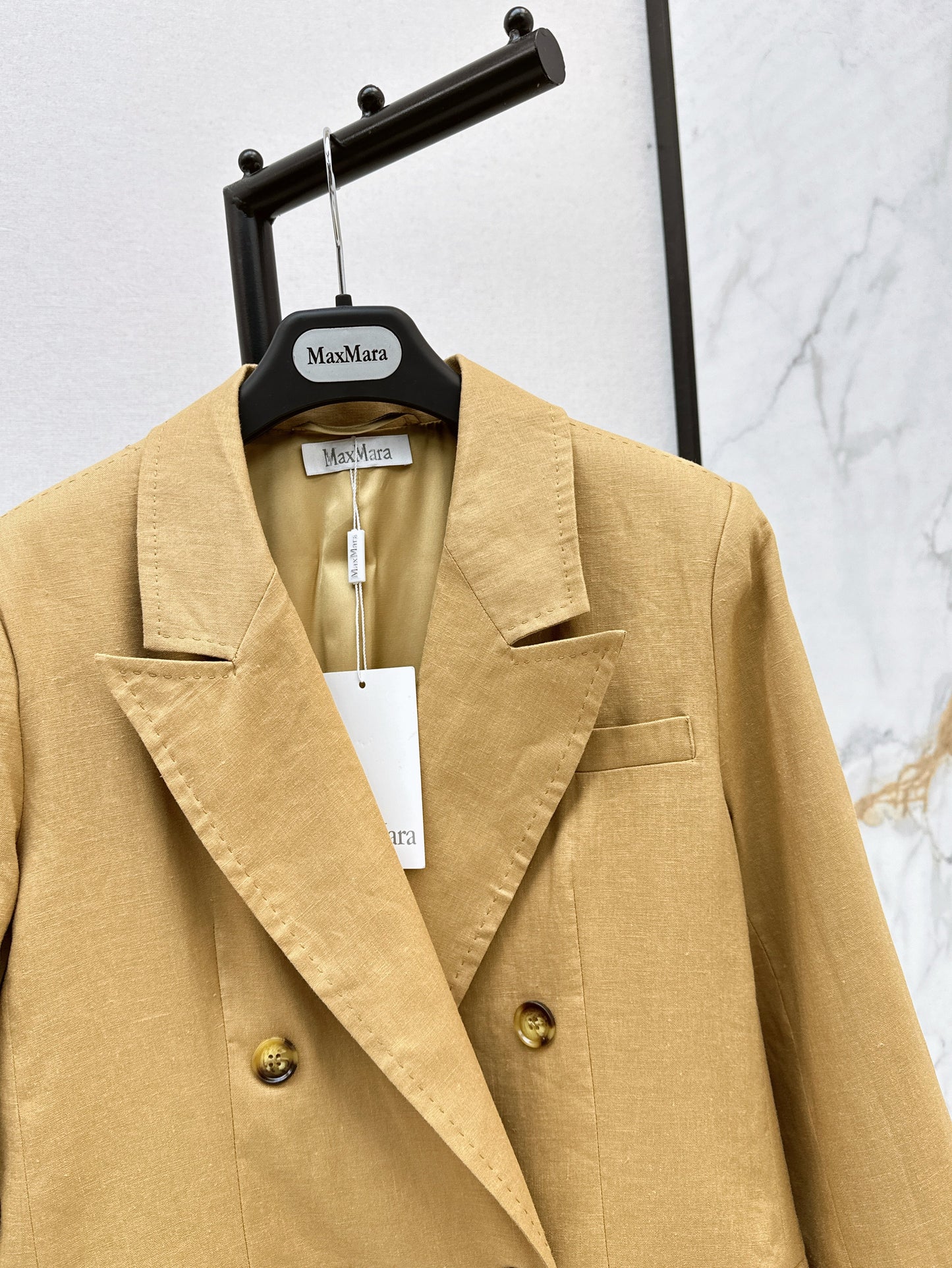 MaxM* 25ss linen blazer