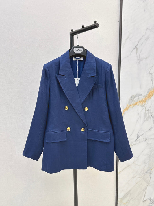 MaxM* 25ss linen blazer