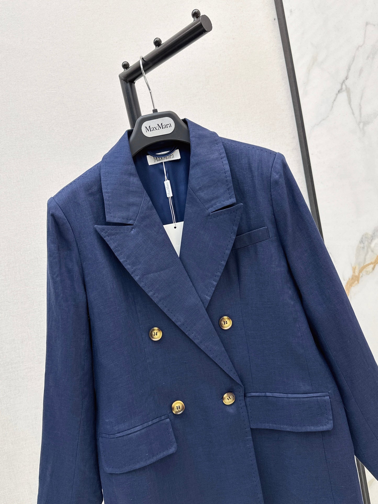 MaxM* 25ss linen blazer