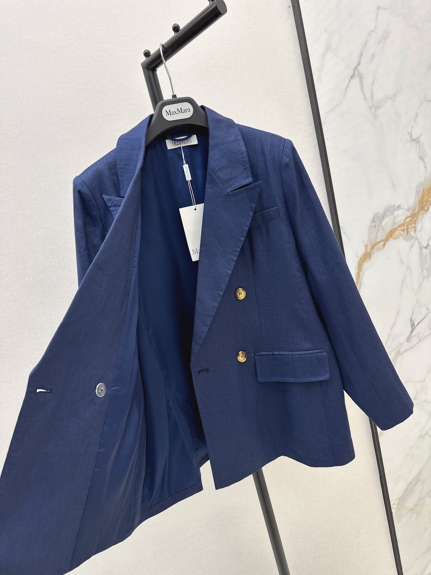 MaxM* 25ss linen blazer