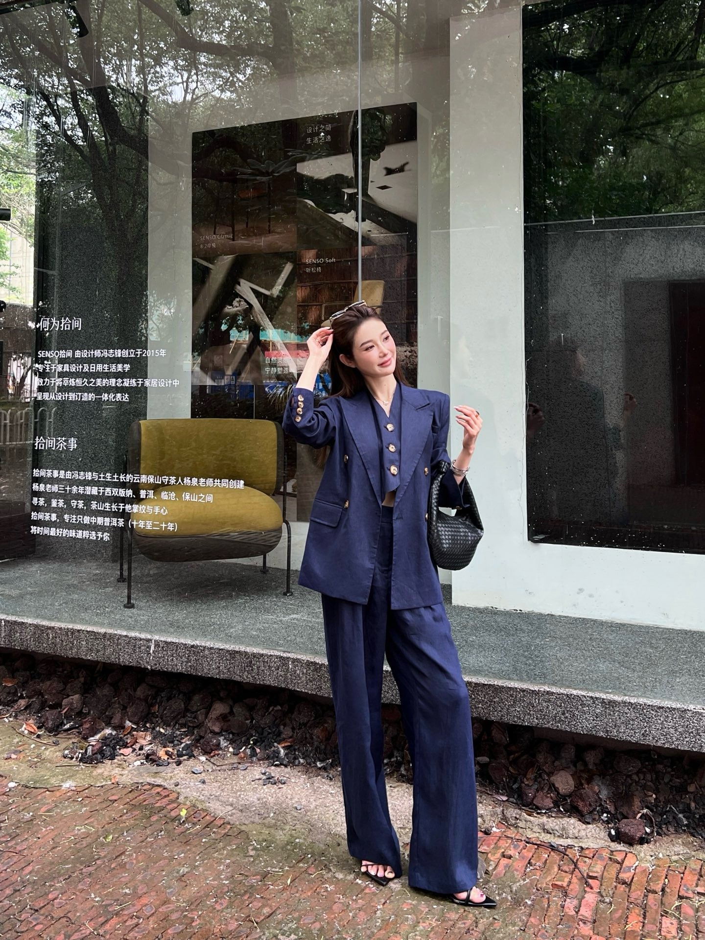 MaxM* 25ss linen blazer