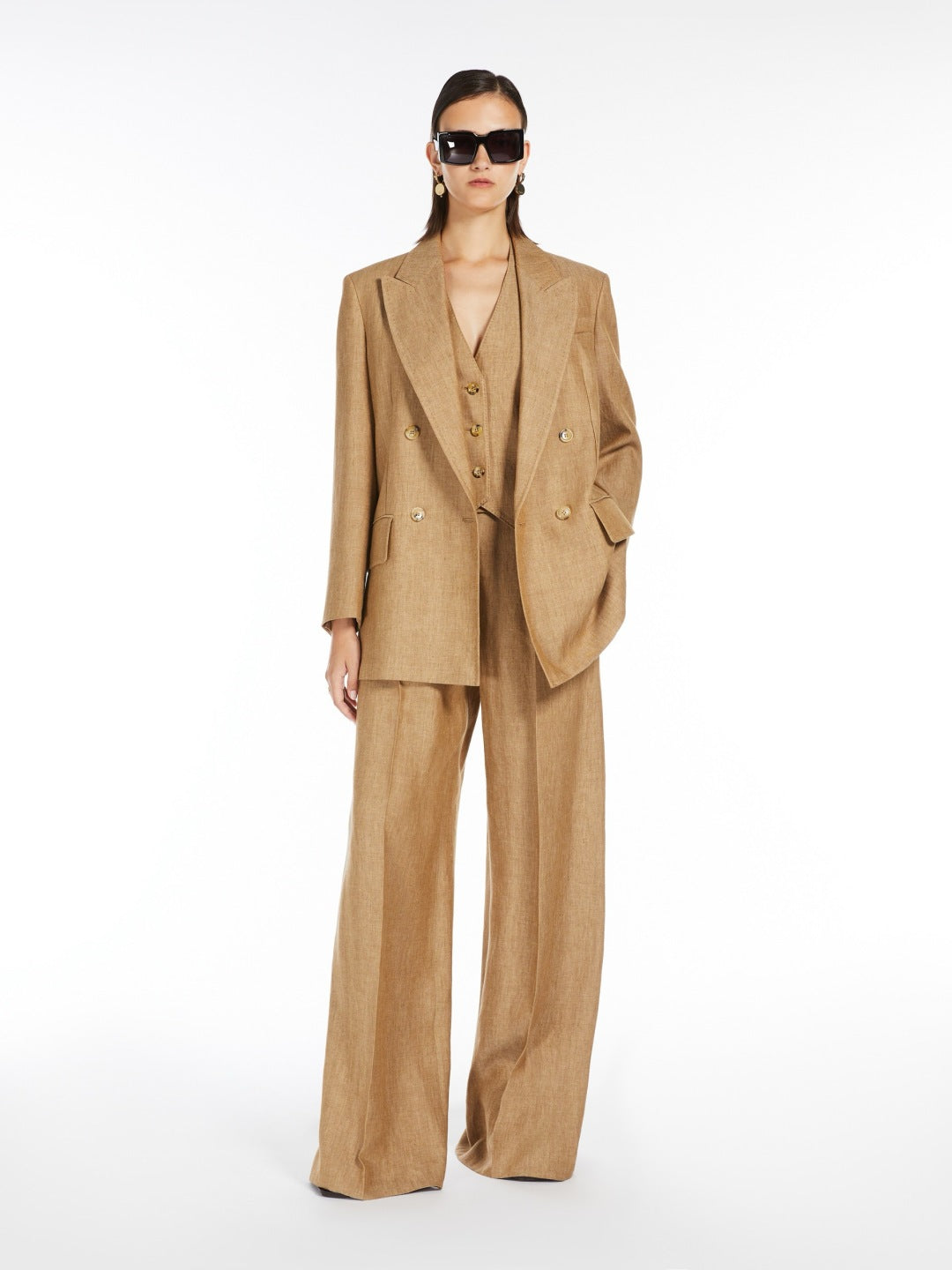 MaxM* 25ss linen blazer