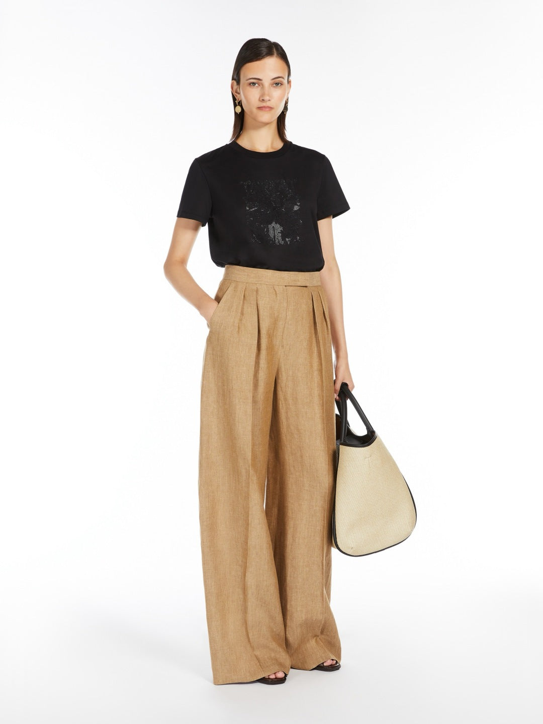 MaxM* 25ss linen trousers