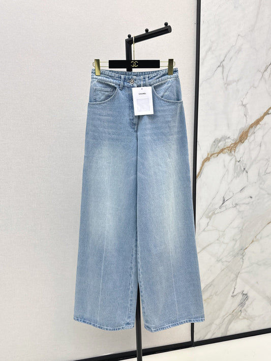 C*nel 25ss sequins embroidered jeans