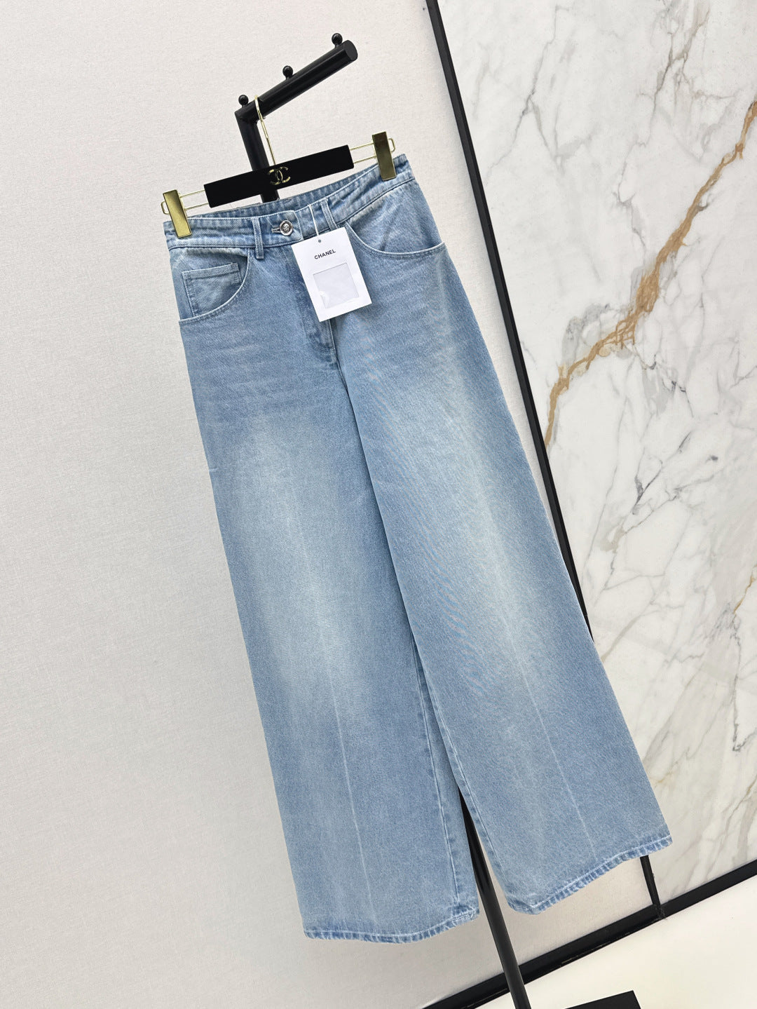 C*nel 25ss sequins embroidered jeans