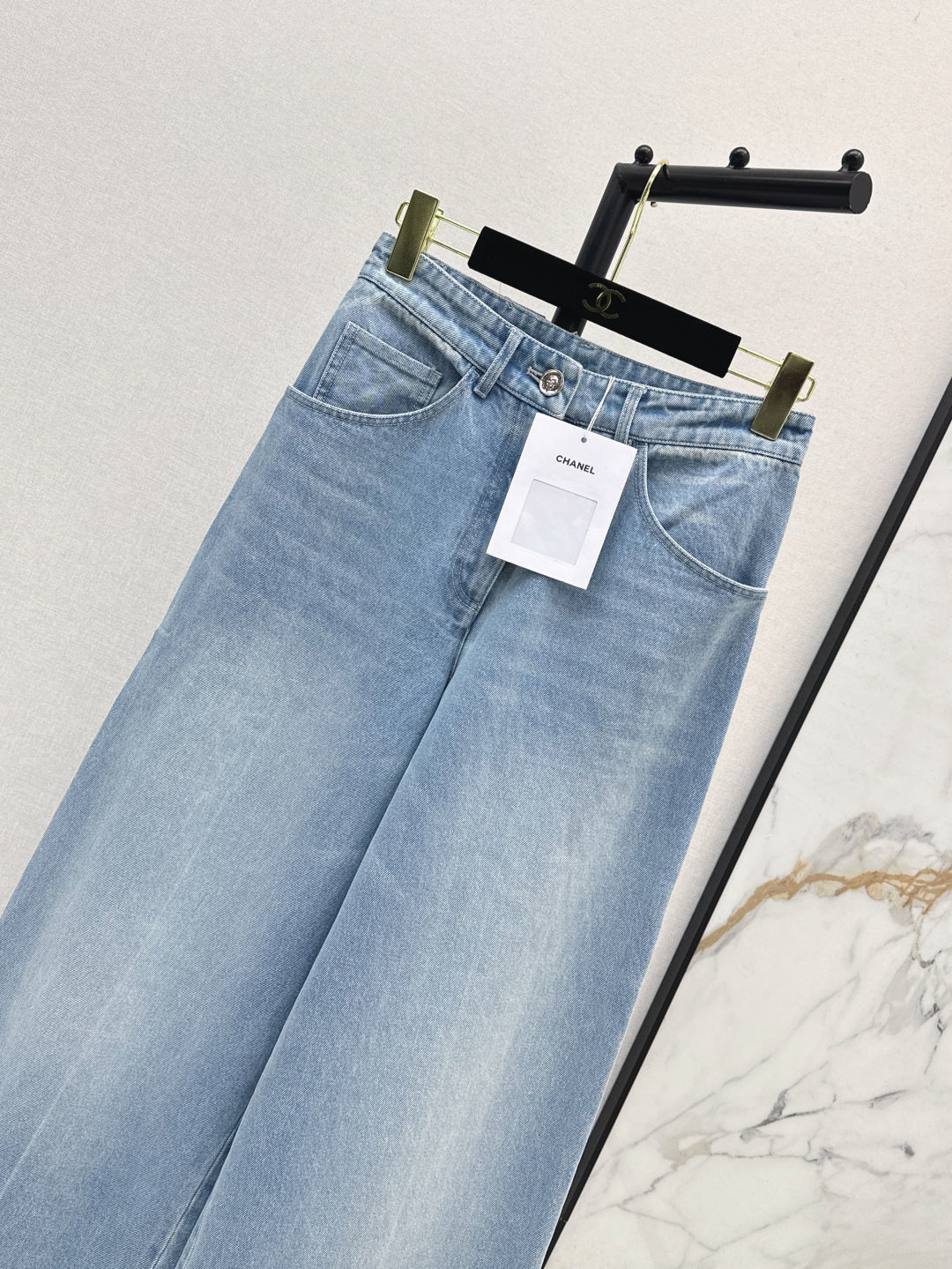 C*nel 25ss sequins embroidered jeans