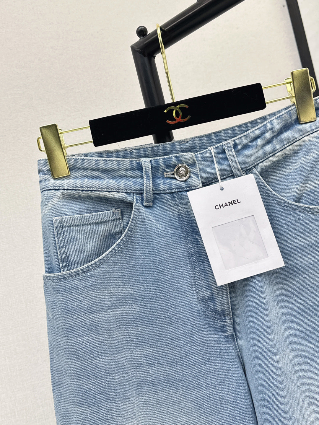 C*nel 25ss sequins embroidered jeans