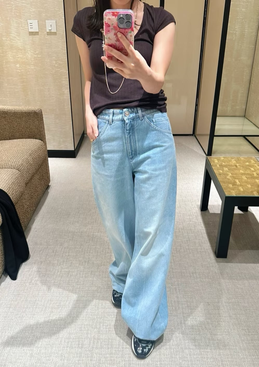 C*nel 25ss sequins embroidered jeans