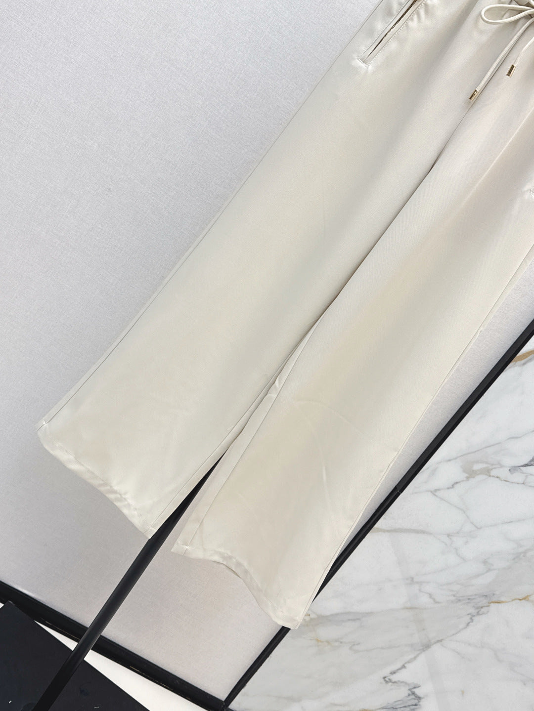 Gu* 25ss drawstring pants with web