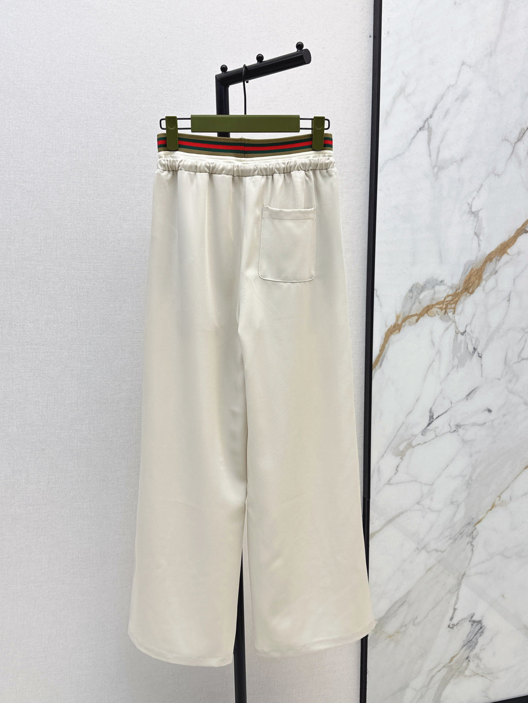 Gu* 25ss drawstring pants with web