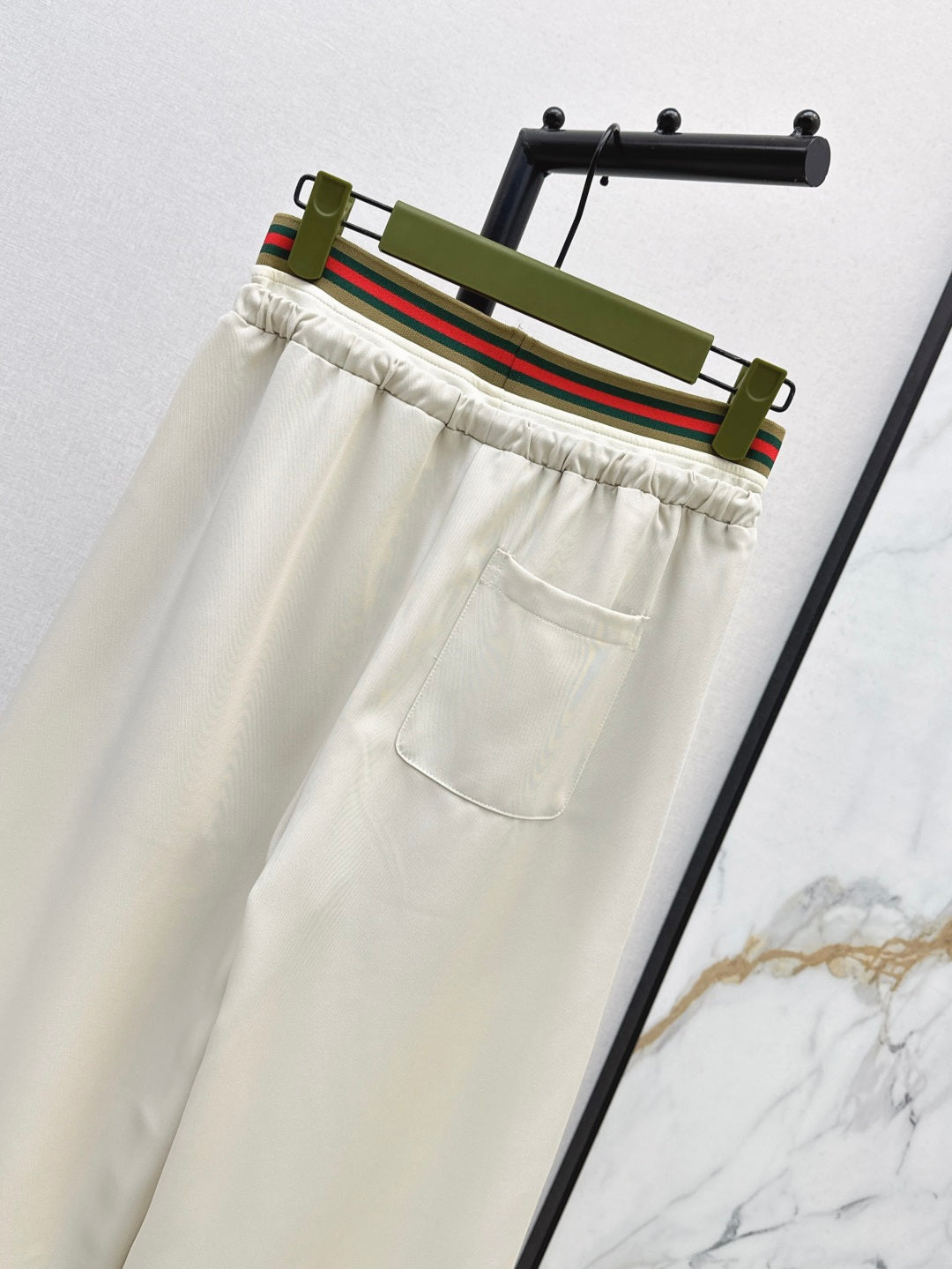 Gu* 25ss drawstring pants with web