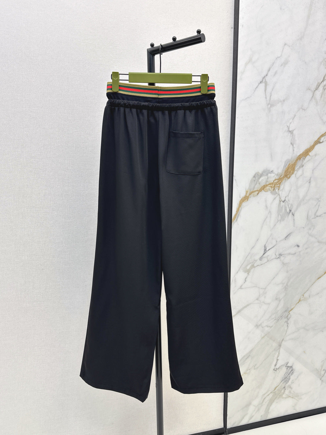 Gu* 25ss drawstring pants with web