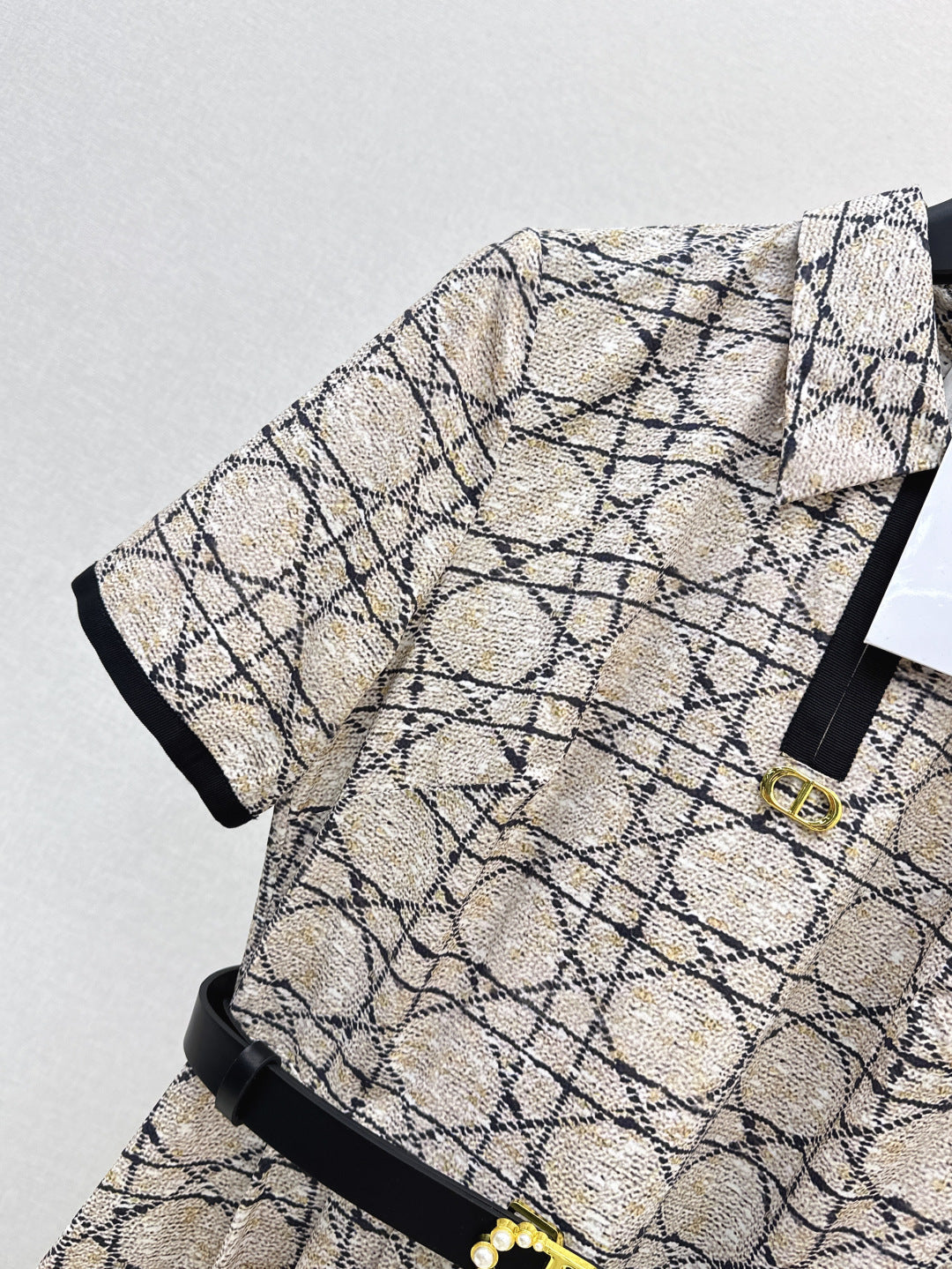 D*r 25ss macrocannage belted dress