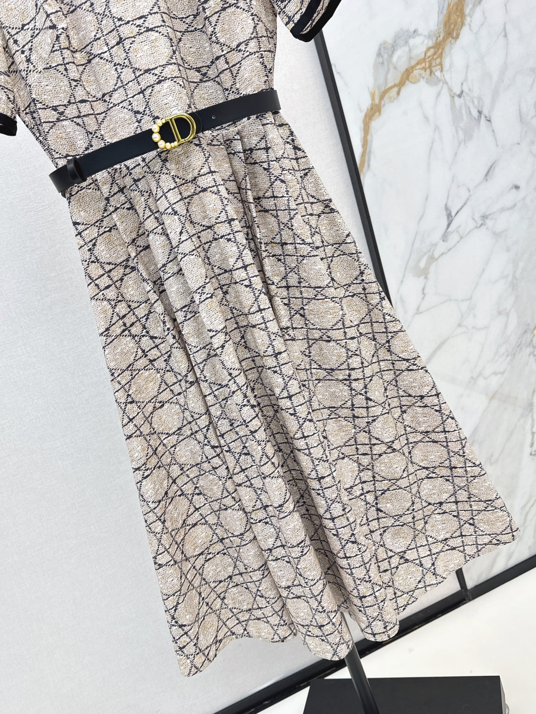 D*r 25ss macrocannage belted dress