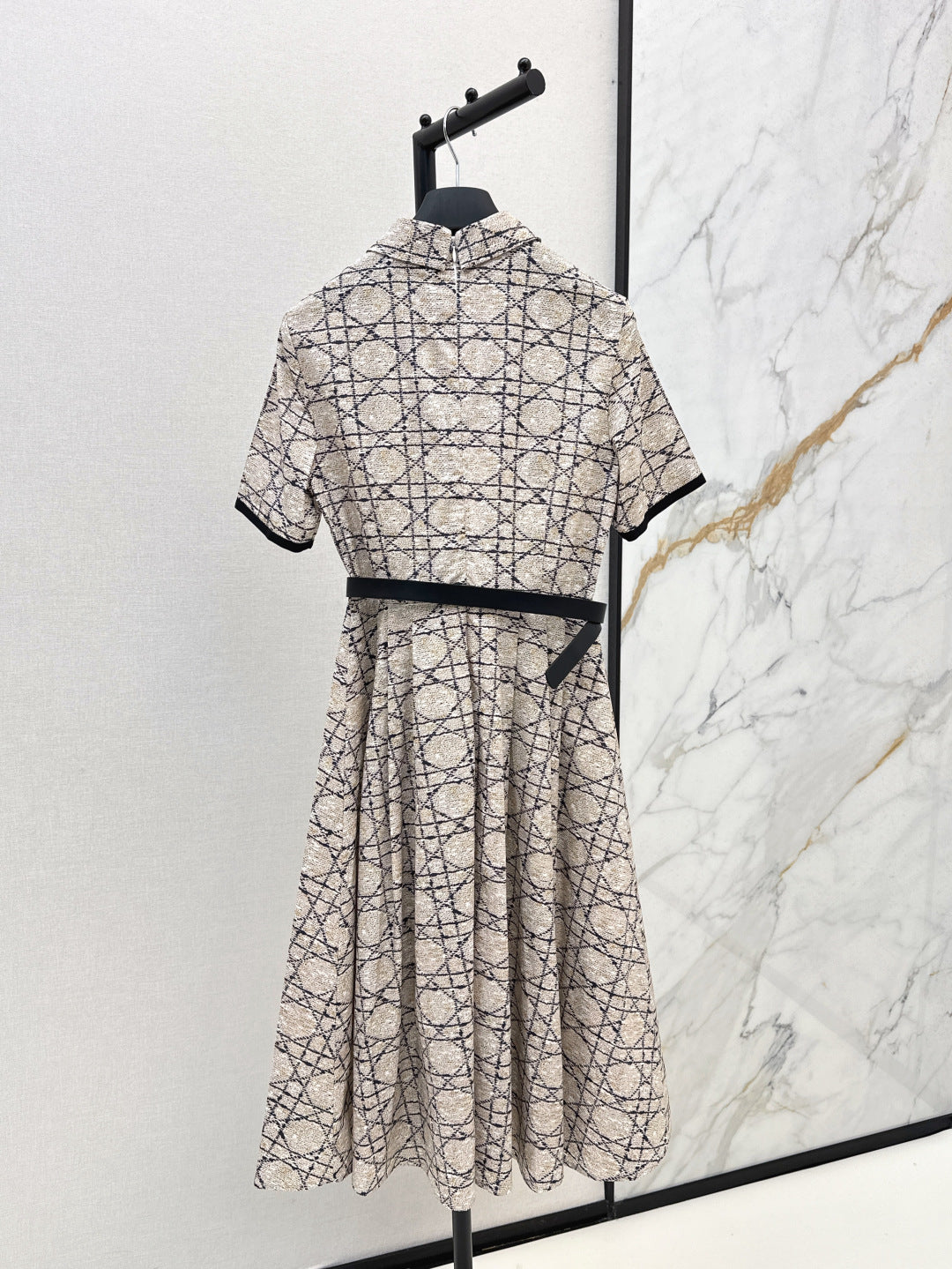 D*r 25ss macrocannage belted dress