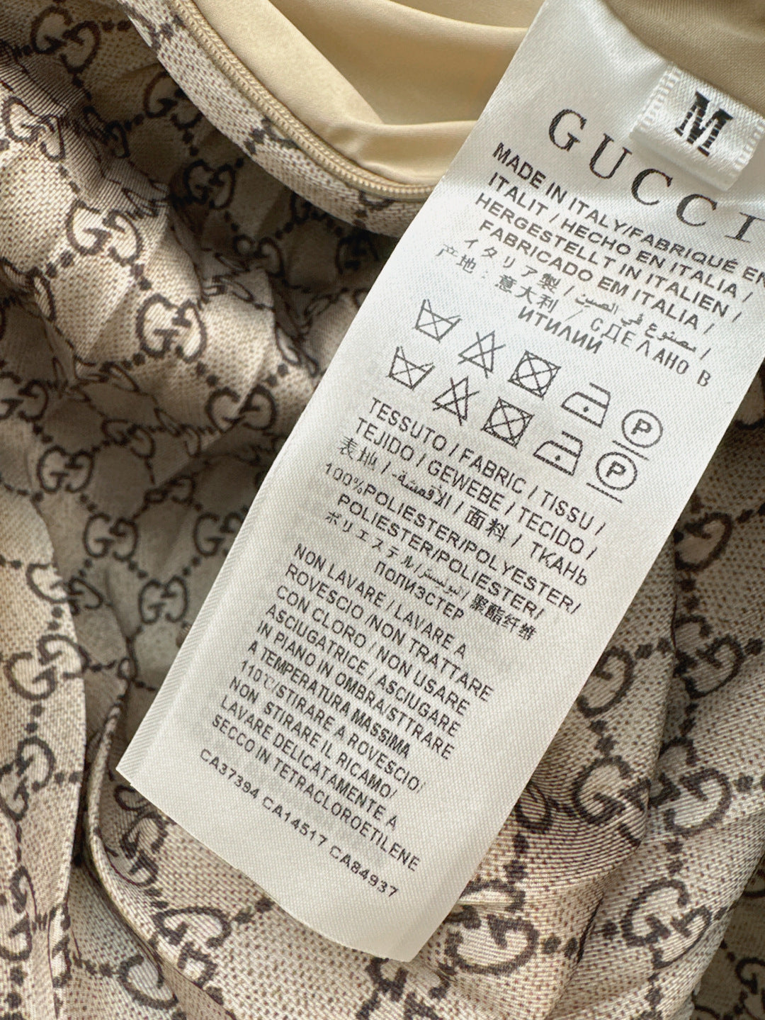 Gu* 25ss GG pleated skirt with horsebit