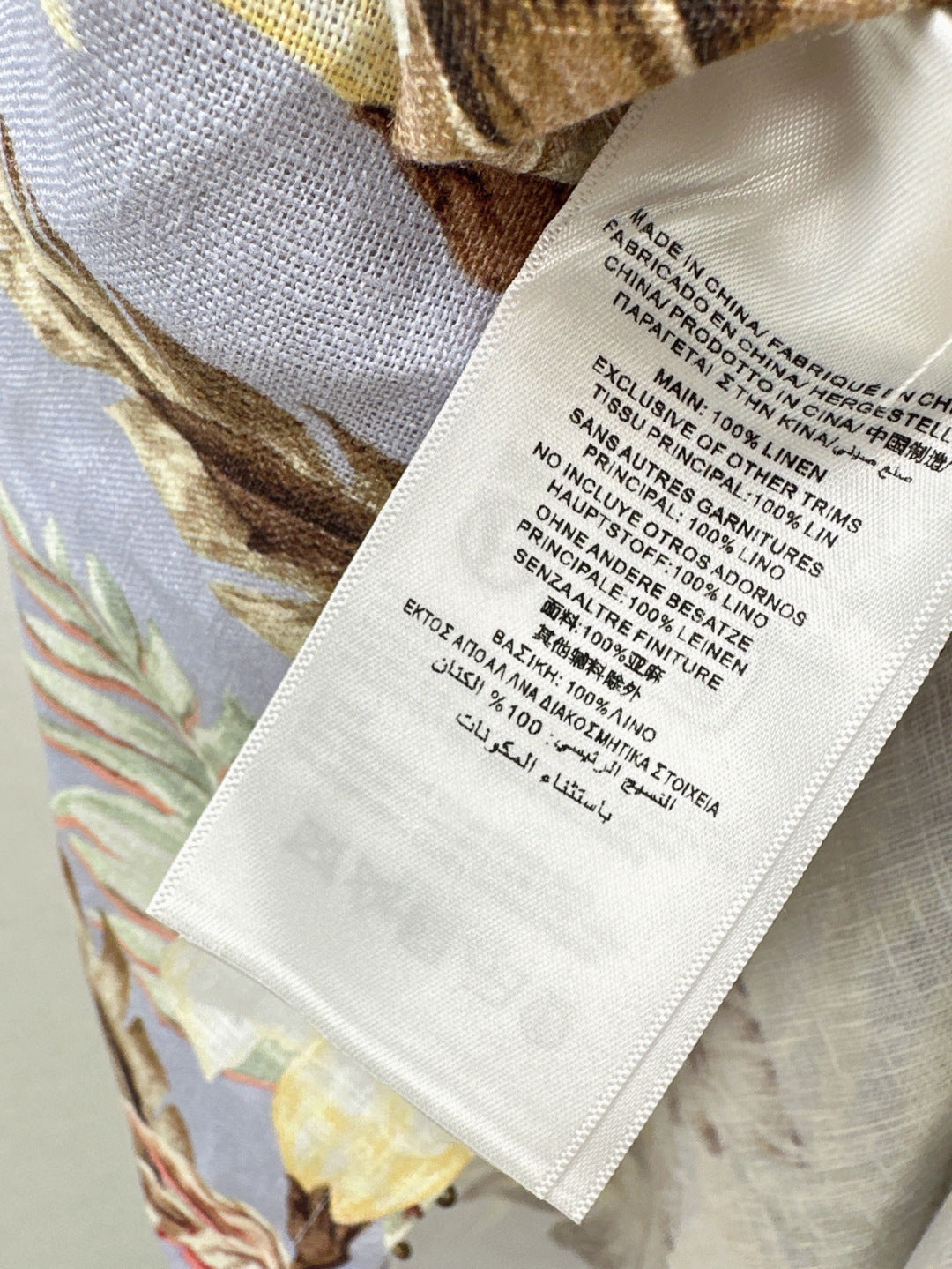 Zim* 25ss floral printed pencil skirt