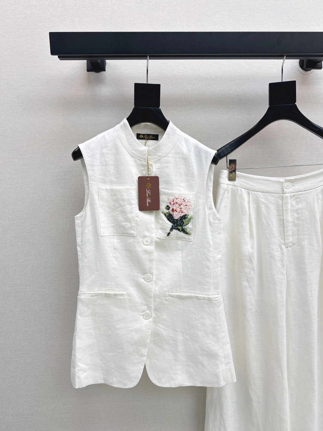 Lor*P 25ss linen vest set