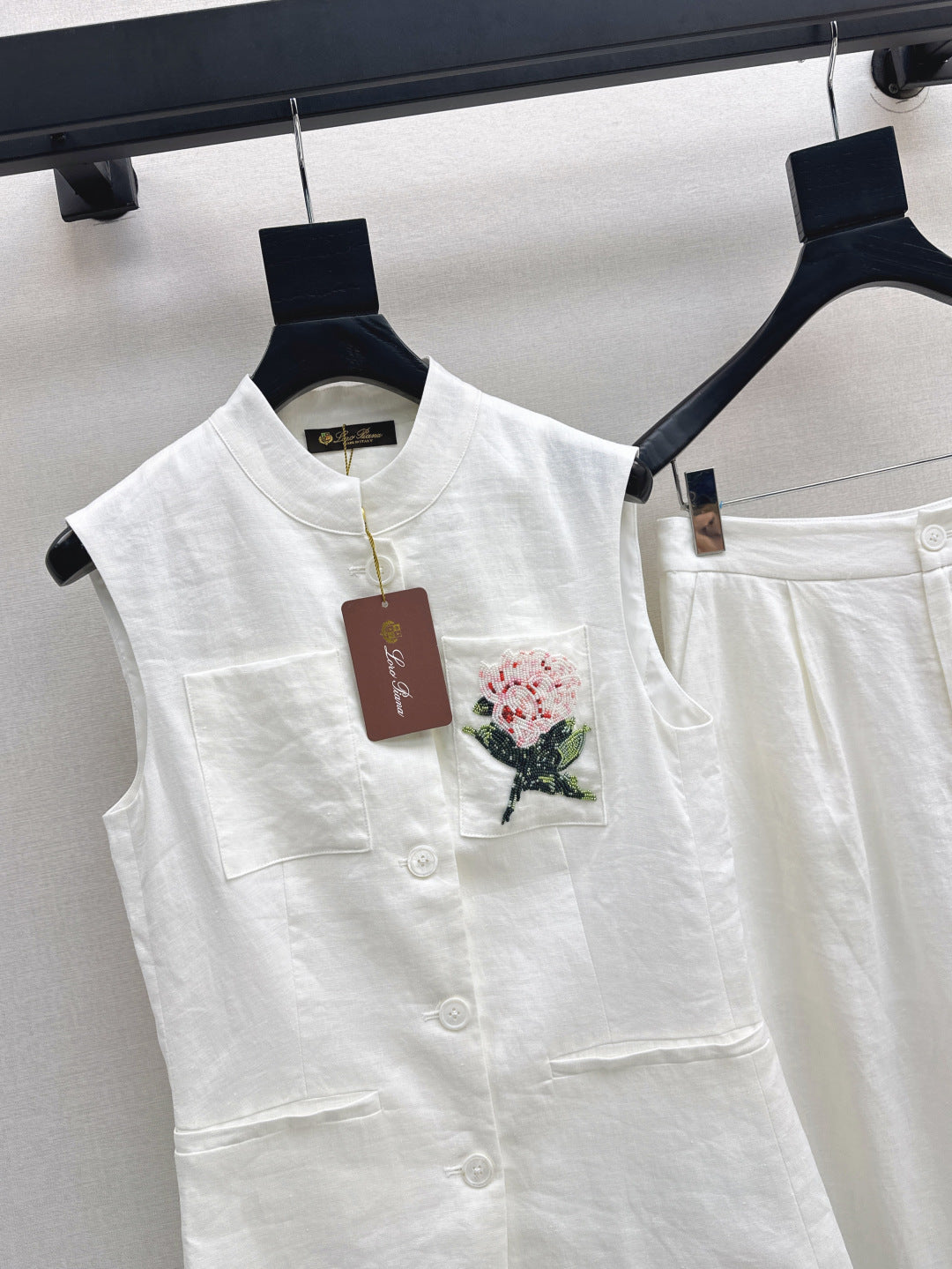 Lor*P 25ss linen vest set