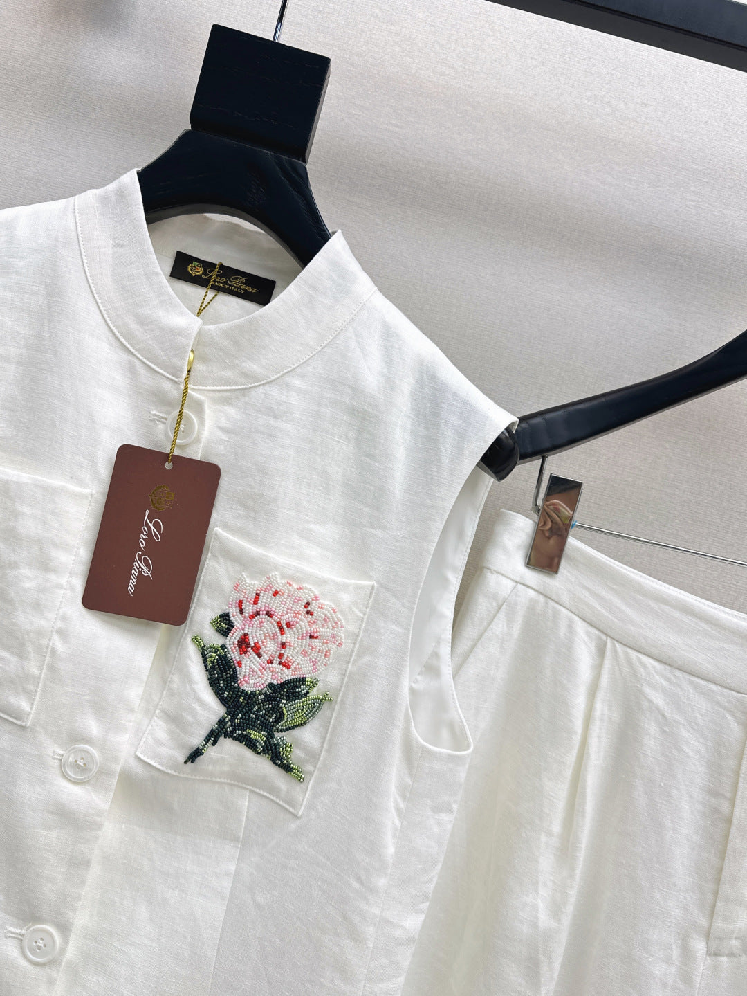 Lor*P 25ss linen vest set