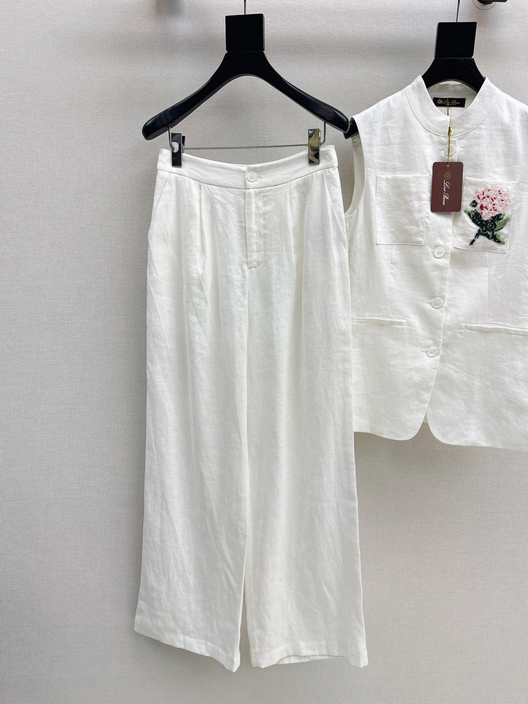 Lor*P 25ss linen vest set