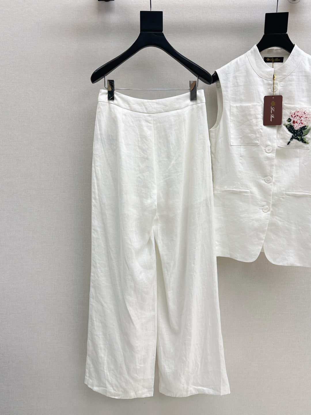 Lor*P 25ss linen vest set