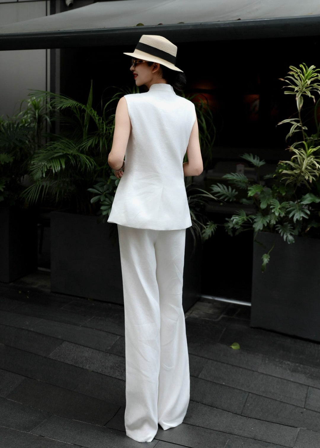 Lor*P 25ss linen vest set