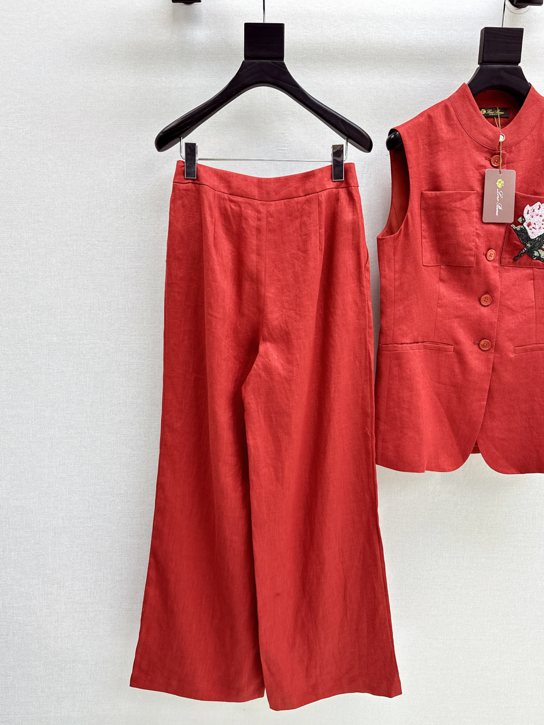 Lor*P 25ss linen vest set