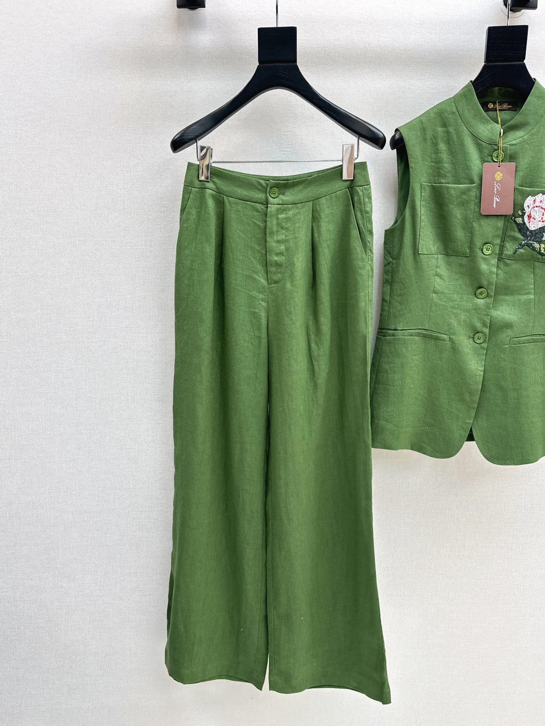 Lor*P 25ss linen vest set