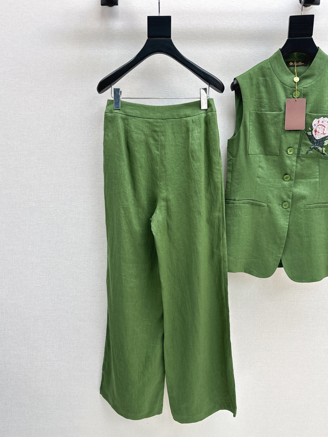 Lor*P 25ss linen vest set