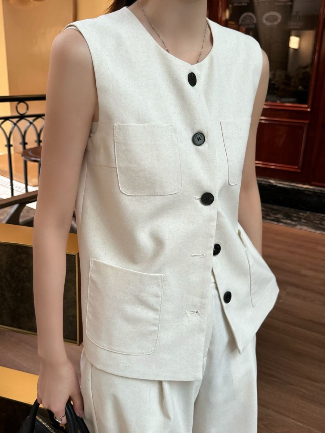 Lor*P 25ss linen suit