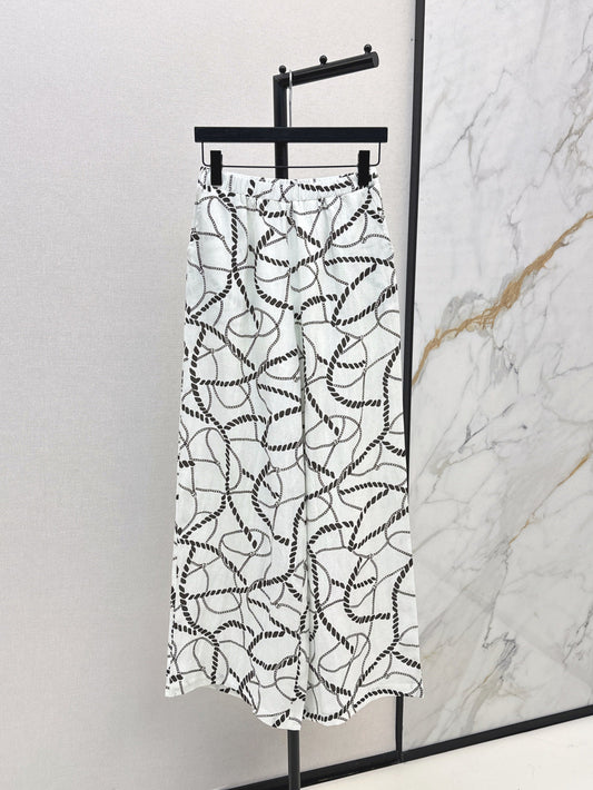 Herm* 25ss chain printed pants